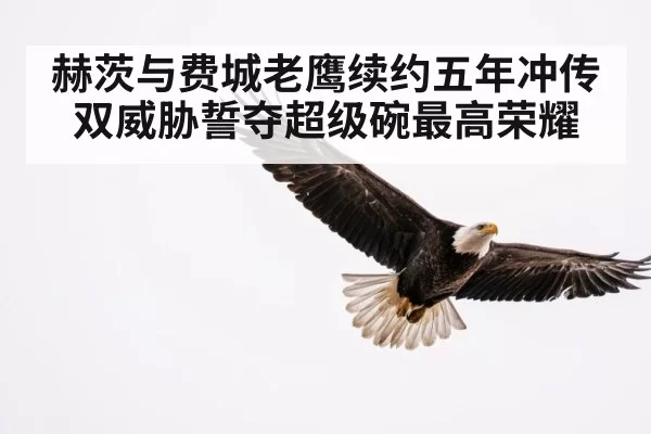 赫茨与费城老鹰续约五年冲传双威胁誓夺超级碗最高荣耀