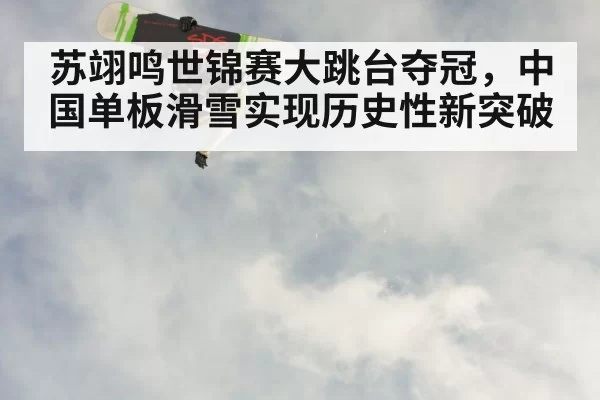 苏翊鸣世锦赛大跳台夺冠，中国单板滑雪实现历史性新突破